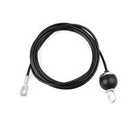 KINHARD 3M Poulie Musculation, Noir Cable Musculation, Corde Fil d'acier Remise en Forme DIY LAT Home Gym Poulie Câble Machine Musculation Cable