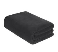 KinHwa Drap de Bain 200x100cm,Grande Serviette de Bain Noir en Microfibre,Super Doux et Absorbante Serviette de Bain Grande Taille,Lot de 1