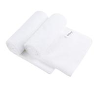 KinHwa Lot de 2 Serviettes en Microfibre (40 x 70 cm) - Serviettes Douces, très absorbantes et à séchage Rapide, Blanches