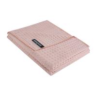 KinHwa Lot de 2 Serviettes en microfibre50 cm x 100 cm Douces, légères et Ultra-absorbantes Séchage Rapide et antibactériennes (Rose)