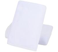 KinHwa Set de 2 Microfibre Serviettes invité，Doux essuie Main pour la Cuisine,draps de Bain à absorbantes et séchage Rapide 40cm x 76cm Blanc