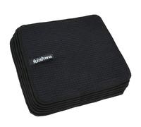 KinHwa Torchon Cuisine Noir Microfibre, Chiffon Cuisine Super Absorbant ，Serviettes de Cuisine de Réutilisables，Séchage Rapide，Ultra Doux，Lavable 20cm x 20cm 6pack