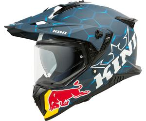 Kini ADV X Red Bull 2.0, casque d aventure M Mat Bleu Foncé/Blanc/Bleu Mat Bleu Foncé/Blanc/Bleu