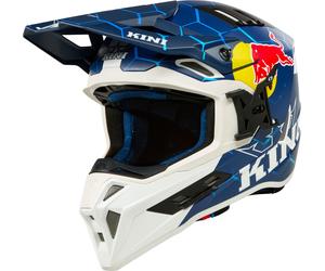 Kini EXC Red Bull 1.0, casque de motocross XL Bleu Foncé/Blanc/Bleu Bleu Foncé/Blanc/Bleu