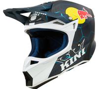 Kini MXC2 Red Bull 2.0, casque de motocross S Mat Noir/Blanc/Bleu Mat Noir/Blanc/Bleu
