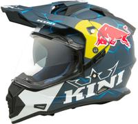 Kini Red Bull ADV 1.0 Casque d’enduro, bleu/blanc, Taille S