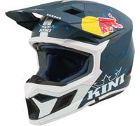 Kini Red Bull MX3 1.0 Casque de motocross, bleu/blanc, Taille 2XL