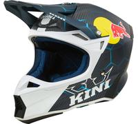 Kini Red Bull MXC2 2.0 Carbon Casque de motocross, bleu/blanc, Taille L