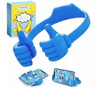 Kinizuxi Cadeaux de la Saint-Valentin Support de Téléphone Portable Thumbs Up Lazy,Support de Téléphone Portable Universel pour Bureau,Support de Smartphone pour iPhone, iPad, Samsung et Plus (Bleu)