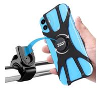 Kinizuxi Support Téléphone Vélo,Support Téléphone Moto 360° Rotation,Universel Porte Telephone Velo pour Trotinette Electrique, VTT, Trottinette, Scooter, Moto Sportive,4.5-7 Pouces Smartphones