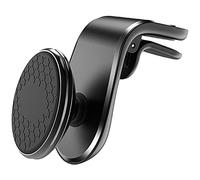 Kinizuxi Support Telephone Voiture Magnetique,Support Voiture Auto Universel Rotation 360° Aimant Telephone Voiture et Un Bouton de Libération pour Smartphones et GPS 4.7-6.7 Pouces - Noir