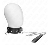 KINK - COLLIER ESCLAVAGE 3 ANNEAUX AVEC SANGLE 80 CM 53 X 5 CM