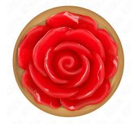 Kink - plug anal or rose avec rose rouge s