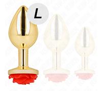 Kink - plug anal or rose rouge taille l