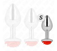 Kink - plug anal rose rouge taille s