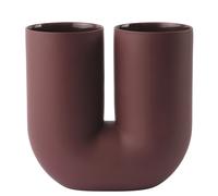 Kink Vase H 26,3 cm Muuto Deep red - 5713292831324