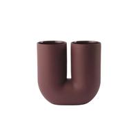 Kink Vase H26 Rouge Foncé