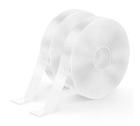 kinkaivy Double Face Extra Fort, 10 Mètres Nano Ruban Adhésif Double Face Puissant, Sans Traces, Transparent Amovible Adhésif pour Bureaux, Maison, Fixant, DIY, Extérieur, 1,3cm Largeur