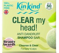 KinKind Barre de shampoing - Barres de shampoing antipelliculaire CLEAR My Head pour cuir chevelu squameux Barres de shampoing solides, barre de shampoing naturelle