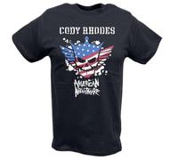 kinkohoboEER Cody Rhodes Big Bold American Nightmare Black T-Shirt