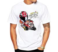 kinkohoboEER Gudan KEVIN-SCHWANTZ-34-Classic-T-Shirt-Summer-Men-Short-Sleeve-GS-Adventure-Motorcycle-Sport-Casual White L
