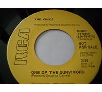 KINKS - sitting in the midday sun / one of the survivors 45 rpm single
