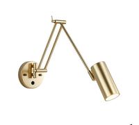 KINLAMS Appliques Lampe Murale Led Moderne Réglable Rocker Lampe De Lecture Lampe Murale Interrupteur Spot Lampe Murale IntéRieure Lampe De Chevet Chambre à Coucher Lampe Pliante Salon éclairage