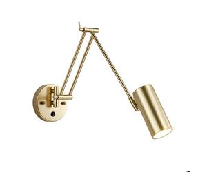 KINLAMS Appliques Lampe Murale Led Moderne Réglable Rocker Lampe De Lecture Lampe Murale Interrupteur Spot Lampe Murale IntéRieure Lampe De Chevet Chambre à Coucher Lampe Pliante Salon éclairage