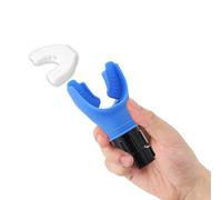 kinleed Entraîneur Portable réglable pour Exercice buccal et Musculaire - pour entraînement Quotidien de Remise en Forme, Facile à Nettoyer (Noir et Bleu)