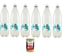 KINLEY Bitter Lemon Taste ZITRONEN-TONIC-WASSER 6x 1lt+ Italian Gourmet pulp 400g