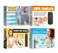 Kinlop Lot de 4 boîtes cadeaux farces enveloppez votre vrai cadeau dans une boîte cadeau amusante et authentique hilarante - Faux gag vide - Emballage cadeau pratique pour Halloween, Thanksgiving