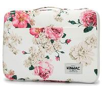 Kinmac 360° Heavy Duty Protective Laptop Sleeve Case Bag Cover with Handle for MacBook Air 13 inch,iPad Pro 13 inch and 13.3 inch HP,Dell,Lenovo,ASUS,Acer Laptop (Peony)