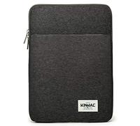 Kinmac Housse de protection verticale à 360° pour ordinateur portable avec poche pour MacBook Air 15" et 15"-15,6" HP Lenovo, Dell, ASUS, Acer (noir)