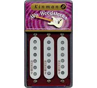 Kinman Pickup Set Pour Strat® - Woodstock Plus - Set de 3 - Blanc, WDSTCK+ Set