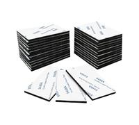 kinoco 20 pcs Autocollants Double Face Extra Forts - Adhésif Puissant pour Maison, Décoration & DIY - Forte Adhésion (5 cm x 3 cm x 3 mm, rectangles)