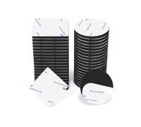 kinoco 40 pcs Autocollants Double Face Extra Forts - Adhésif Puissant pour Maison, Décoration & DIY - Forte Adhésion (20 pcs 4 cm X 3mm rounds, | 20pcs 4 cm x 4 cm x 3 mm squares)