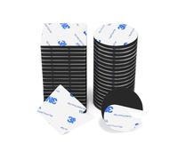 kinoco 40 pcs Autocollants Double Face Extra Forts - Adhésif Puissant pour Maison, Décoration & DIY - Forte Adhésion (20 pcs 4 cm X 3mm rounds, | 20pcs 4 cm x 4 cm x 3 mm squares)