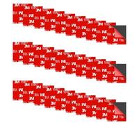 kinoco Double Face Extra Fort, Carré 25mm x 25 mm 30pcs, ruban adhésif de montage pour caméra de tableau de bord, remplacement de tampon adhésif pour support de voiture,pour la Maison,Bureau