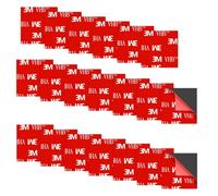 kinoco Double Face Extra Fort, Carré 50mm x 50 mm 20pcs, ruban adhésif de montage pour caméra de tableau de bord, remplacement de tampon adhésif pour support de voiture,pour la Maison,Bureau