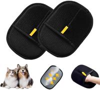 kinoco Épilateur pour Animaux de Compagnie, Gants électrostatiques d'épilation pour Animaux de Compagnie, Épilateur de canapé réutilisable pour Chats et Chiens, Meubles, Tapis, Rideaux - 2Pcs