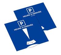kinoco Lot de 2, Disque de Stationnement Européen, Horodateur Zone Bleue, Format Standard