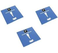 kinoco Lot de 3 Disque Bleu de Stationnement Horodateur Europeen Stationnement - Accessoires Auto