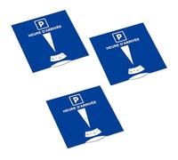 kinoco Lot de 3 Disque Bleu de Stationnement Horodateur Europeen Stationnement - Accessoires Auto
