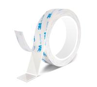 kinoco Ruban Double Face Extra Fort pour Montage - Mousse PE - Fixation Permanente Intérieur/Extérieur (20mm x 3m)