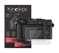 kinokoo 0.25mm 9H Hardness Film de Verre trempé pour Panasonic LX100/LX100 II Film de Protection d'écran Crystal Clear Panasonic LX100/LX100 II sans Bulles/Anti-Rayures (Paquet de 2)