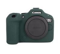kinokoo Coque pour Canon EOS R6 III en silicone souple pour appareil photo sans miroir EOS R6 Mark III, coque de protection intégrale en surface mate avec poignée antidérapante et anti-rayures, vert