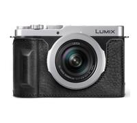 kinokoo Cuir Véritable Housse pour Panasonic LUMIX DC-L10 Caméra - Noir | Housse Style Rétro pour Panasonic Lumix L10 ,Compartiment à Batterie et Conception de Poignée - Résistant & Accès Aux Boutons