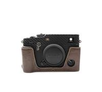 kinokoo Étui pour Appareil Photo pour Fuji X-Pro 3 Bottom Case Grip Case pour Fujifilm X-Pro3（café）