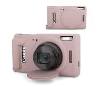 kinokoo Housse pour Canon IXUS 285 HS Accessories, Silicone Étui avec PowerShot IXUS 285 HS(A)/ELPH 360 HS (A) /IXY650 (A) Kamera- Objectif Amovible - Facile à Transporter - Gris foncé