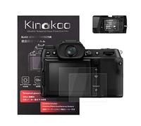 kinokoo Protection D'écran + Film Souple Supérieur - pour Fujifilm GFX 100S/100S II/ 50S Mark II Appareil Photo - 0,25mm 9H Dureté Verre Trempé Ultra Mince Films - Sans Bulles/Anti-Rayures (Lot de 2)
